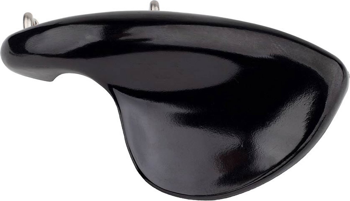 ELS CR-6018 chinrest bakelite Wendling model, 1/8, stainless steel clamps, antiallergical, made in Germany