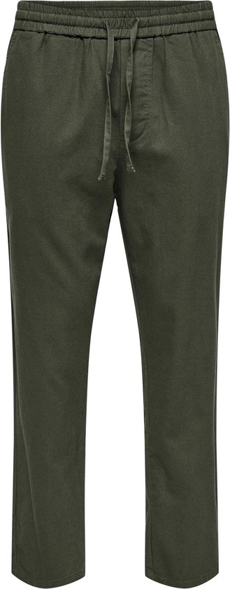 ONLY & SONS ONSLINUS CROP 0007 COT LIN PNT NOOS Pantalons pour homme - Taille XL
