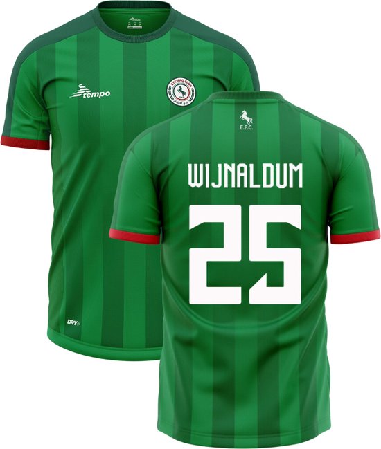 Al Ettifaq Shirt - Bedrukking Wijnaldum - Wijnaldum Shirt - Ettifaq Shirt Wijnaldum - Al Ettifaq - Voetbalshirt Ettifaq - Thuisshirt 2024 - Maat L - Saoedi-Arabisch Voetbalshirt - Unieke Voetbalshirts - Voetbal - Saoedi-Arabië - Globalsoccershop