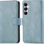 iMoshion Hoesje Geschikt voor Samsung Galaxy A35 Hoesje Met Pasjeshouder - iMoshion Luxe Bookcase - Lichtblauw