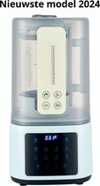 Geluidsarme Soepmaker met multi functies en hoog borosilicaatglas - Soupmaker - Blender met verwarmingsfunctie - Smoothie - Juicer - Juice Maker - Babyvoeding - Milkshake Machine - 1,65 liter