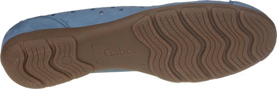 Gabor 24.169.10 - ballerine pour femme - bleu - taille 39 (EU) 6 (UK)