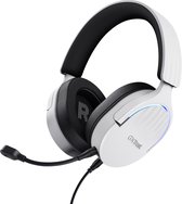 Trust GXT 490W Fayzo - Gaming Headset - 7.1 surround sound - geschikt voor PC/PS4/PS5 - USB - RGB verlichting - Wit