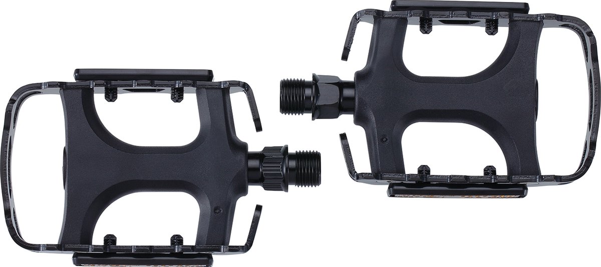 BBB Cycling Mount&Go 2.0 Fietspedalen Stadsfiets, MTB & E-bike Pedaal - Universeel - Duurzame Platformpedalen met Reflectors - Zwart - Trappers Fiets - BPD-15B – foto 5