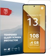 Rosso 9H Tempered Glass Screen Protector Geschikt voor Xiaomi Redmi Note 13 5G | Glasplaatje | Beschermlaag | Beschermglas | 9H Hardheid