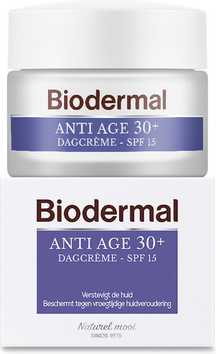 Bol.com Biodermal Anti Age 30+ - Dagcrème tegen huidveroudering - SPF15 - 50 ml aanbieding