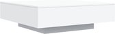 vidaXL - Salontafel - 100x100x31 - cm - bewerkt - hout - wit