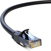 DrPhone SwiftStream - 1 Mètre - Câble Ethernet Gigabit - Câble UTP / Réseau - RJ45 - 24 AGW - Cat6 - 5 ans de Garantie - Zwart