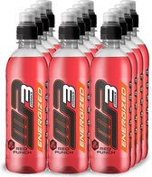 MP3 - Energized (Red Punch - 24 x 500 ml) - Hypertone sportdrank - 12 liter