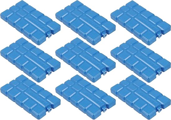 Koeltas of koelbox koelelementen - set van 9x stuks - 15 x 8 cm - 220 ml van KOEL — afbeelding 4