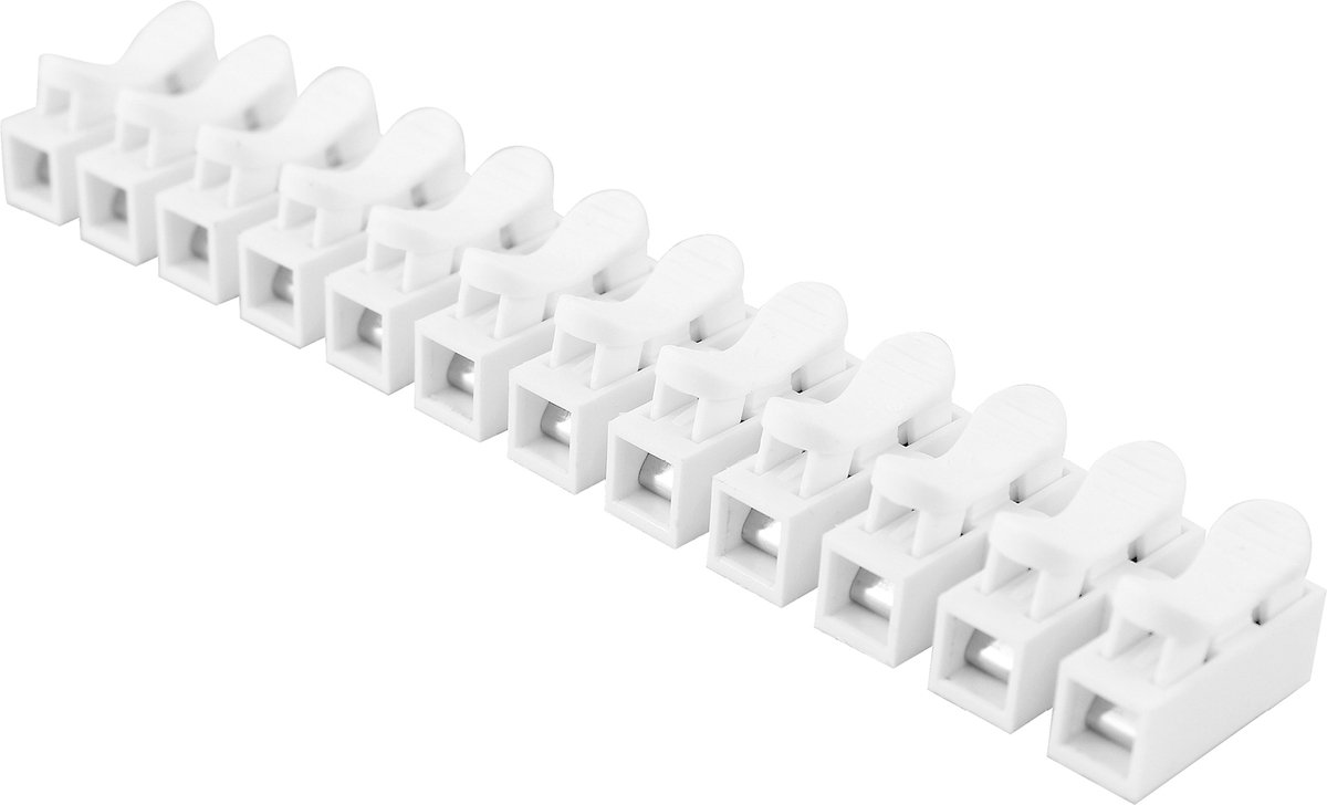 Commel - Snelle Klemmenblok - 0,5 tot 2,5 mm² - Wit