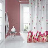 Casabueno - Douchegordijn 120x200 cm - Bloemenpatroon - Badkamer Gordijn - Shower Curtain - Waterdicht - Sneldrogend en Anti Schimmel -Wasbaar en Duurzaam - 7017