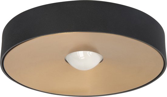 Highlight - Plafondlamp Bright Ø zwart goud