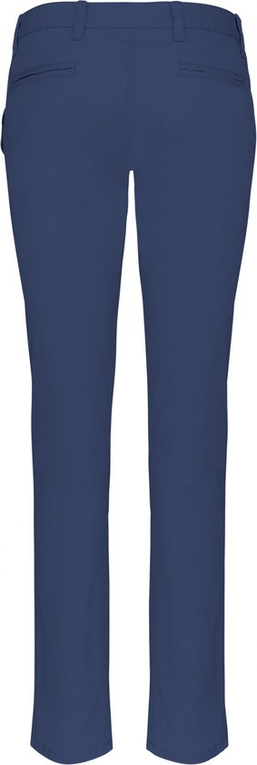 Pantalon Femme 40 NL (42 FR) Kariban Blue Profond 98% Katoen, 2% Élasthanne