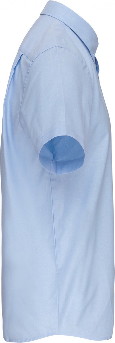 Kariban Heren Oxford overhemd korte mouwen K535 - Oxford Blue - 5XL