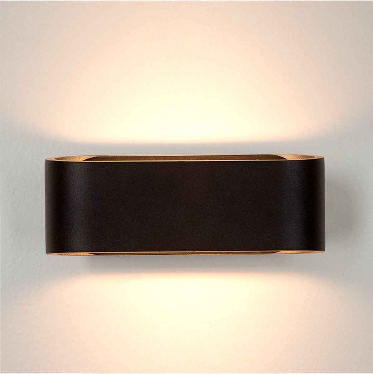 Atmooz - Lily - Wandlamp - Wandspot - Zwart - 16 x 7 cm - Hal - Slaapkamer - Eetkamer - Woonkamer