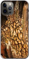 Coque iPhone 13 Pro - Peinture - Marron - Versing Paint - Siliconen