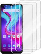 Cadorabo 3x Screenprotector geschikt voor Doogee X96 / X96 PRO - Beschermende Pantser Film in KRISTALHELDER - Getemperd (Tempered) Display beschermend glas in 9H hardheid met 3D Touch