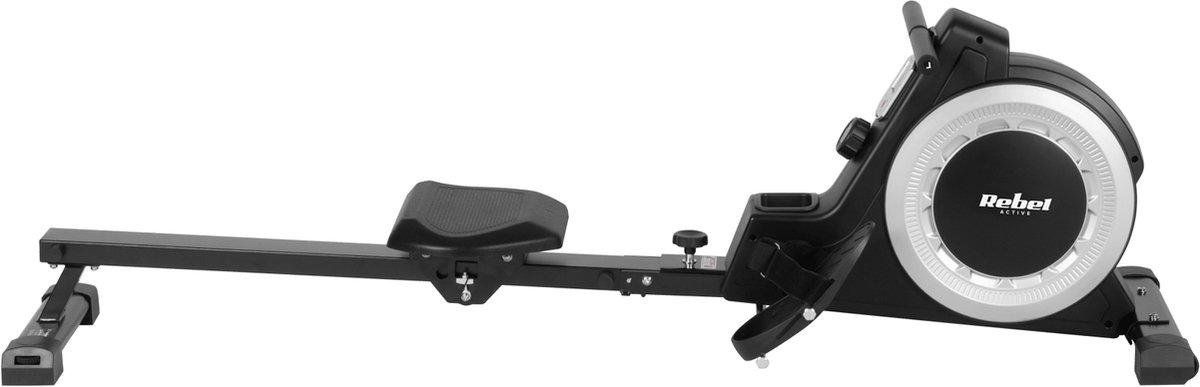 Afbeelding 2 van Rebel Active Magnetische Roeimachine Opvouwbaar - Fitness Roeitoestel - Thuis Roeimachine - Roeitrainer met Magnetisch Weerstandssysteem