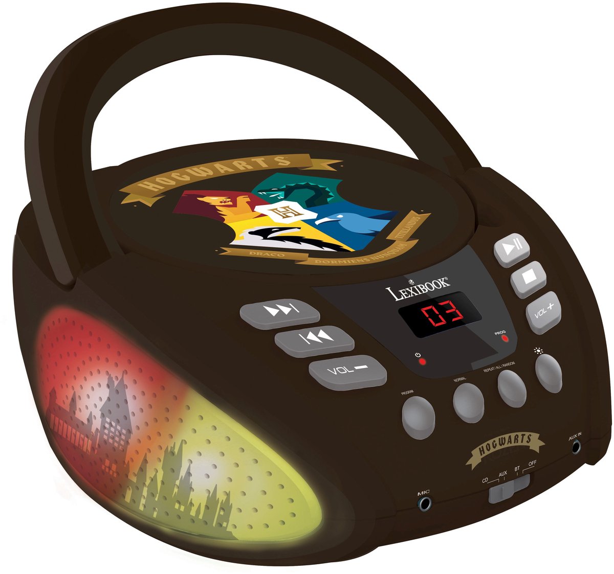 Bluetooth® cd-speler Harry Potter met lichteffecten