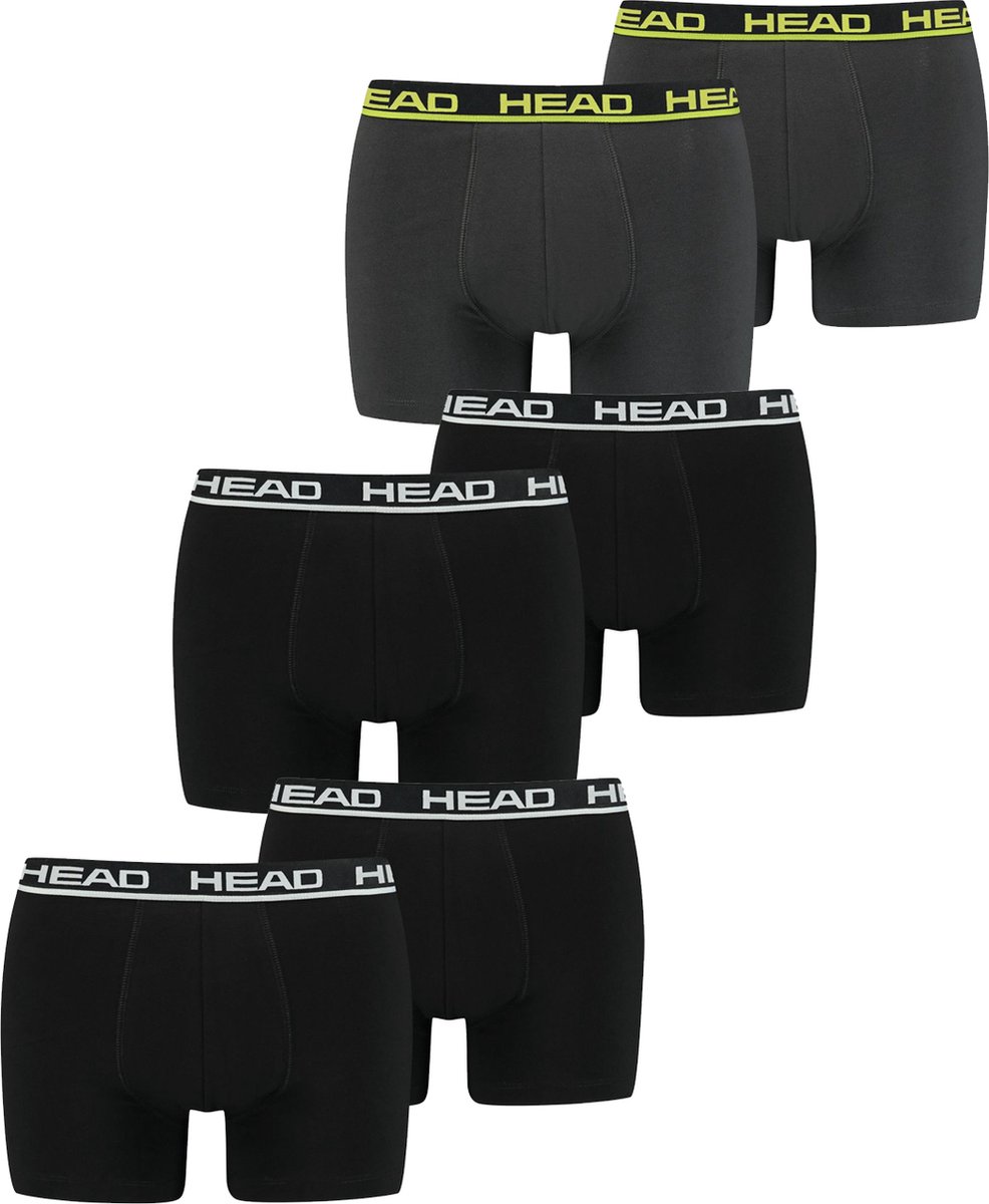 HEAD Heren Boxershorts HEAD BASIC BOXER 6er Pack Veelkleurig S