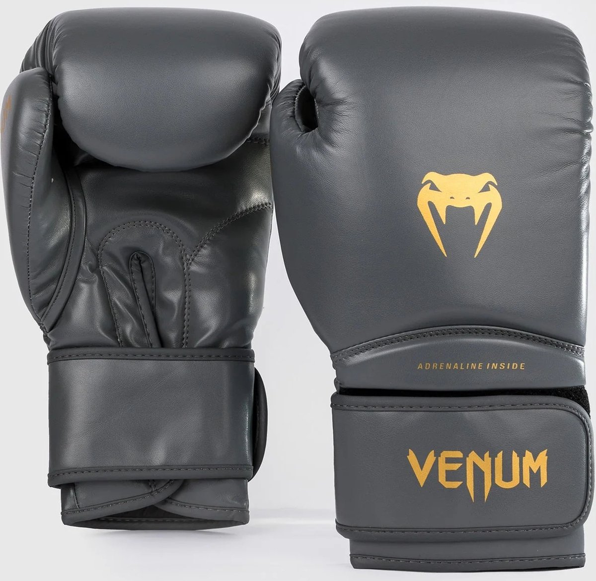 Venum Contender 1.5 Boxing Gloves - Grey/Gold - 14oz