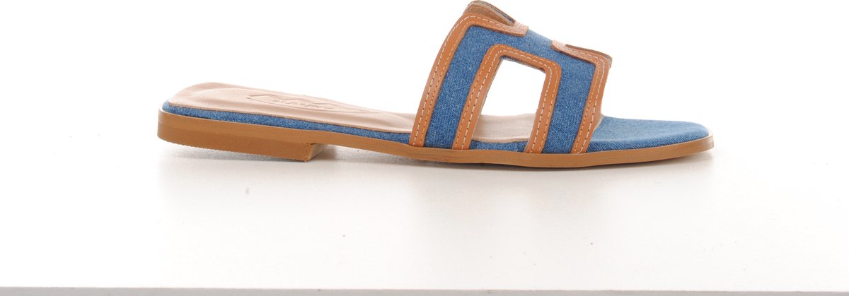 MAURY slipper Joyride in blauwe jeans