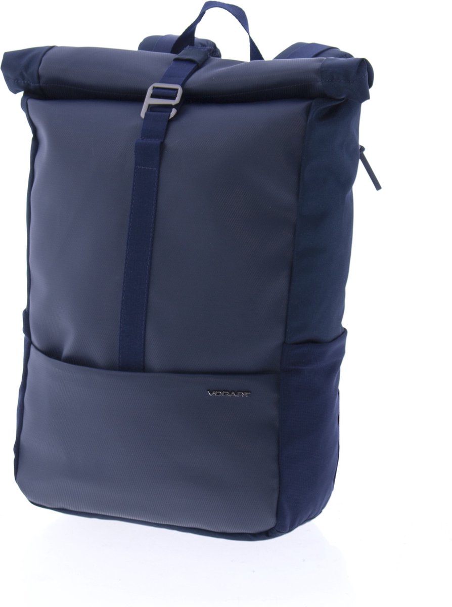 Vogart Eborn Waterproof Roll-Top Laptoprugzak - 13 inch - Blauw