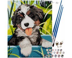 foto van Maaleo Schilderen op Nummer: Creëer je Eigen Honden Kunstwerk