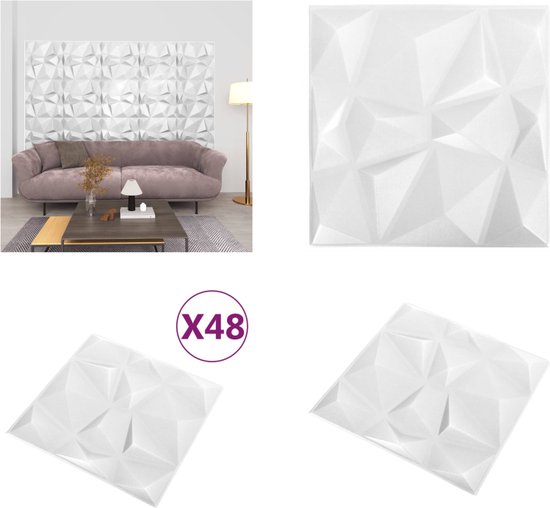Art3dwallpanels PVC 3D Wandpaneel Diaant für Innenwand Dekor Art3dwallpanels PVC 3D Wandpaneel Diaant für Innenwand Dekor
