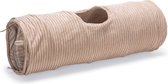 Designed by Lotte Cat Tunnel Ribbed - Jouet pour chat - Rose - 25x25x75 cm