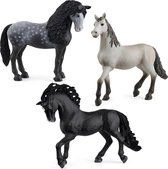 Schleich Horse Club - Spaanse Paarden Figurenset, Dierenfiguren voor Kinderen 3 st