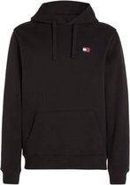 Tommy Hilfiger TJM Regular Badge Hoodie Heren - Zwart - Maat XXXL