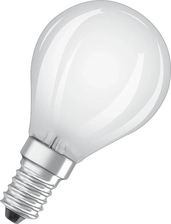 OSRAM 4058075435186 LED-lamp Energielabel E (A - G) E14 Peer 4 W = 40 W Koudwit (Ø x l) 45 mm x 77 mm 1 stuk(s)