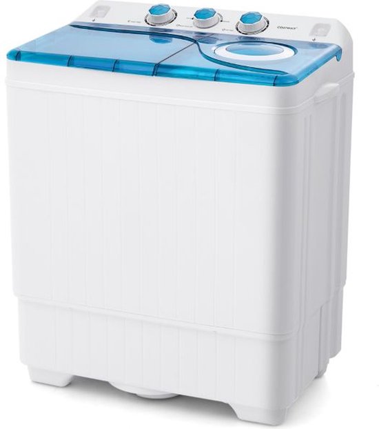 Costway XL Machine à laver de camping avec double tambour 6,5 kg de lavage  et 2 kg de... | bol