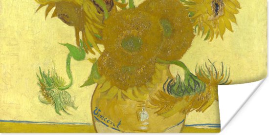 Poster Zonnebloemen - Vincent van Gogh - 120x60 cm