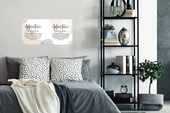 Affiche Dictionnaire - Survie - Citations - 80x40 cm