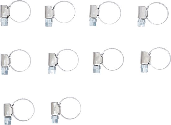 BGS Slangklemmen roestvrij staal 12 x 20 mm 10 stuks - 8095-12x20 van Merkloos — afbeelding 2