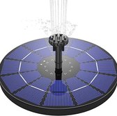 Solar fontein - Solar fontein op zonne energie - Fontein buiten - 3,5W - 1500mAh