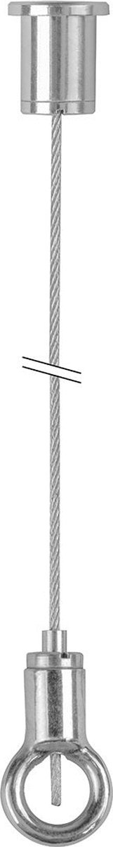 STAS ophangset (5stuks - 200cm) met ooghaak en plafondbevestiging