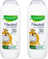 Neutral Kids - Gel Bain & Lave - 2 x 250 ml