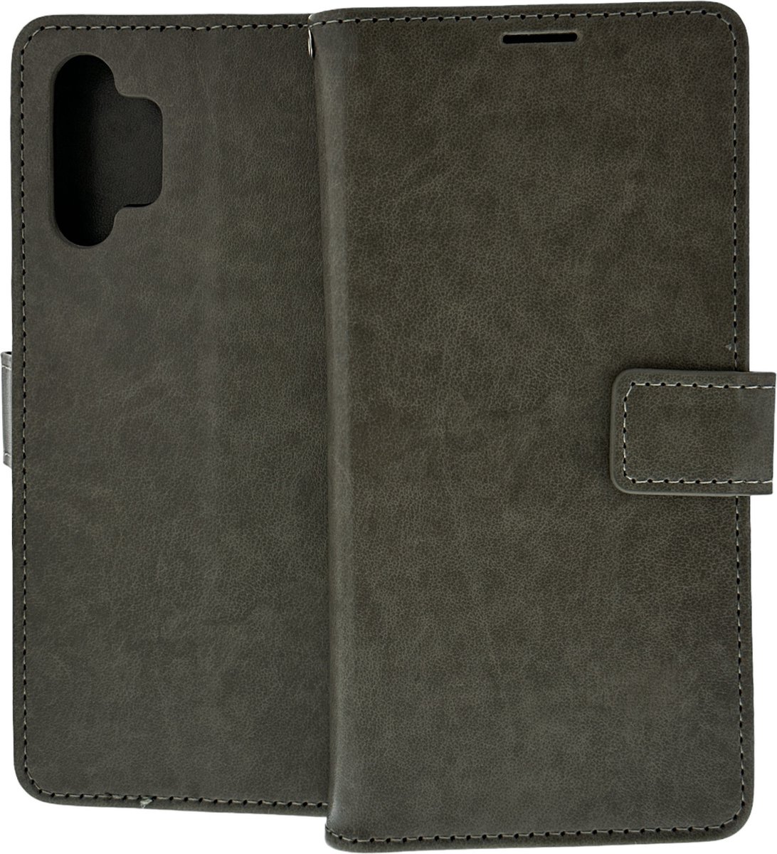 Portemonnee Book Case Hoesje Geschikt voor: Samsung Galaxy A32 4G - Grijs
