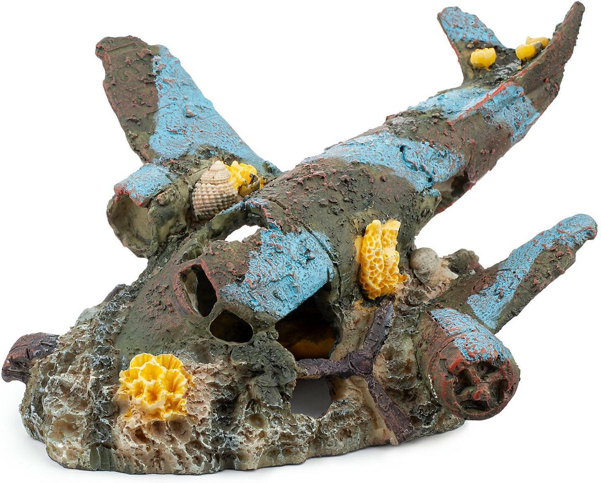 Happet - Aquarium Plane Decoration Happet R046 - 19,5 Cm - S-r046sh - 1st