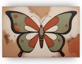 Vlinder poster - Dieren posters - Poster aardekleuren - Muurdecoratie kinderkamer - Posters woonkamer - Slaapkamer accessoires - 60 x 40 cm