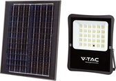 V- TAC VT-55300 Projecteurs solaires - IP65 - Boîtier noir - 2400 lumens - 4000K