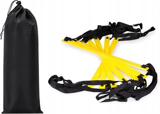 Trainingsladder 6 meter, 3 baans | coordinatieladder | speedladder Trainingsladder 6 meter, 3 baans | coordinatieladder | speedladder