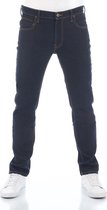 Lee Heren Jeans Broeken Daren Zip Fly regular/straight Fit Blauw 36W / 30L Volwassenen Denim Jeansbroek