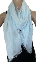 Sjaal van bamboe 190/90cm lichtblauw