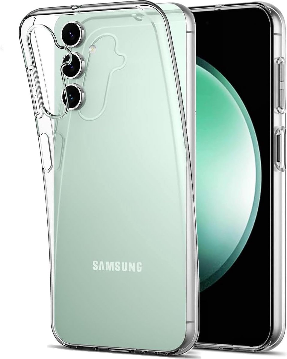 Flexibele achterkant Silicone hoesje transparant Geschikt voor: Samsung Galaxy S23 FE