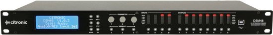 Citronic DSM48 speaker management systeem 4 ingangen / 8 uitgangen - 